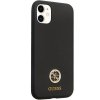 Guess GUHCN614DGPK iPhone 11 / Xr 6.1czarny/black hardcase Silicone Logo Strass 4G